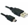 Delock - DELOCK USB Kabel A -> Mini-B St/St 0.70m sw