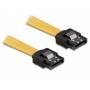 Delock - DELOCK SATA-Kabel SATA -> SATA St/St 0.20m gelb Clips