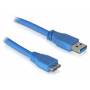 Delock - DeLOCK - USB-Kabel - 9-polig USB Typ A (M) - 10-polig Micro-USB Typ B (M) - 3,0m (USB / USB2.0 / USB3.0) (82533)