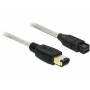 Delock - DELOCK FireWire-Kabel FW400 6Pin -> FW800 9Pin St/St 1.00m