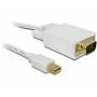 Delock - DeLock-VGA 电缆-迷你 DisplayPort (M)-HD-15 (M)-1.0 m (DisplayPort 1, 1a) (82639)