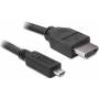 Delock - DELOCK HDMI 有线以太网 A-> micro D 公头/公头 3.00m 4K