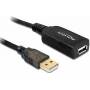 Delock - USB 2.0 Aktivverlngerungskabel, USB-A Stecker > USB-A Buchse