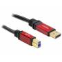 Delock - DELOCK USB3.0 Kabel Delock A -> B St/St 2.00m Premium