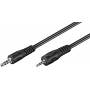 Microconnect - Microconnect AUD3525LL2 2m 3.5mm 2.5mm Black audio cable