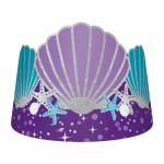 Amscan - Amscan: 8 Paper Crowns Mermaid Wishes