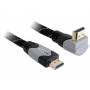 Delock - DeLOCK 1m High Speed HDMI 1.4 1m HDMI HDMI Black,Grey HDMI cable