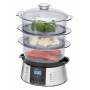  "Clatronic-Clatronic DG 3547 3basket(s) 800W Black,Stainless steel steam cooker-Clatronic-Hardware/Electronic"
