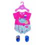 Zapf Creation - BABY born Bath Pyjamas with Shoes Ensemble d'habits de poupe