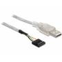Delock - DELOCK USB Kabel Pinheader 5Pin -> A Bu/St 0.70m