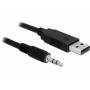 Delock - USB Kabel Delock A -> Seriell-TTL 3,5mm Klinke 1.80m