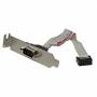 Startech.com - StarTech.com 9-pin seriell Stecker auf 10-pin Mainboard Header LP Slotblech - Serielles Bedienfeld - DB-9 (M) - 10 PIN IDC (W) -