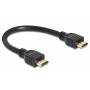 Delock - DeLOCK 83352 0.25m HDMI HDMI Black HDMI cable