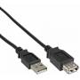 Delock - DELOCK USB Verl. A -> A St/Bu 0.50m sw