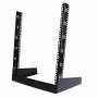 Startech - StarTech.com 12 HE 48,30cm (19) Desktop 2 Pfosten Open Frame Rack - Relais-Rack - Schwarz - 12U - 48,3 cm (19) (RK12OD)