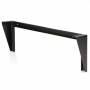 Startech - StarTech.com 48,30cm (19) 1HE vertikales Wandmontage Rack aus Stahl - Wandbefestigung - Schwarz - 1U - 48,3 cm (19) - fr