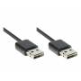 Good Connections - Alcasa 2212-EU010 1m USB A USB A Male Male Black USB cable