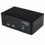 Startech - StarTech.com 2 Port DVI USB KVM Switch mit Audio und USB2.0 Hub - KVM-/Audio-/USB-Switch - USB - 2 x KVM/Audio/USB - 1 lokaler B