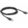 Delock - DELOCK USB3.0 Kabel A -> Micro-B St/St 2.00m mit Schr