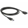 Delock - DeLOCK - USB-Kabel - 9-polig USB Typ A (M) - 10-polig Micro-USB Typ B (M) - 3,0m (USB3.0) - Flgelschrauben - Schwarz (8359