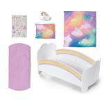 Zapf Creation - BABY born Regenbogen Bett, Puppenmbel