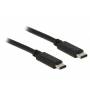 Delock - DELOCK USB Kabel C -> C St/St 1.00m schwarz