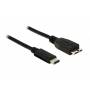 Delock - DELOCK USB3.1 Kabel C -> micro B St/St 1.00m schwarz