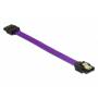 Delock - DeLOCK Premium - SATA-Kabel - Serial ATA 150/300/600 - 7-poliges SATA (M) - 7-poliges SATA (M) - 10cm - verriegelt - Violett (83