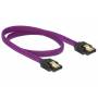 Delock - DELOCK SATA-Kabel SATA III -> SATA St/St 0.50m violett Premi