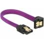 Delock Premium -Sata-kabel -Serial Ata 150 / 300 / 600 -7-pol - DeLOCK Premium - SATA-Kabel - Serial ATA 150/300/600 - 7-poliges SATA (M) - 7-poliges SATA (M) - 10cm - 90-Grad-Anschluss, verri