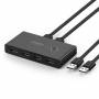 Ugreen - USB 2x4 Sharing Switch Selector Black