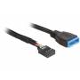 Delock - DELOCK USB3.0 Kabel Pinheader 19pin -> 8pin St/Bu 0.4