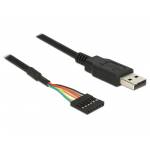 Delock - DELOCK USB Kabel TTL 6Pin Pinheader -> A Bu/St 1.80m (3,3V)