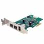 Startech - StarTech.com 3 Port 2b 1a Low Profile 1394 PCI Express FireWire Card Adapter