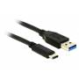 Delock - DELOCK USB3.1 Kabel C -> A St/St 0.50m schwarz