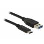 Delock - DELOCK USB3.1 Kabel C -> A St/St 1.00m schwarz