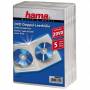 Hama - Hama Double DVD Jewel Case, 5, transparent 2 discs