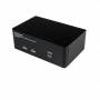 Startech - StarTech.com 2 Port Dual DisplayPort USB KVM Switch mit Audio - DisplayPort Desktop KVM Umschalter - KVM-/Audio-Switch - USB - 2