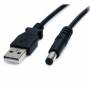 Startech - StarTech.com 3 ft USB to Type M Barrel 5V DC Power Cable - Stromkabel - 4-poliger USB-Anschluss Typ A (nur Strom) (M) - Gleichst