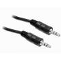 Delock - DELOCK Klinkekabel 3,5mm -> 3,5mm St/St 2.50m schwarz