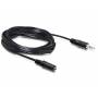 Delock - DeLOCK 3.5mm - 3.5mm, 5m 5m 3.5mm 3.5mm Black audio cable