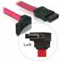 Delock - DELOCK SATA-Kabel SATA -> SATA up St/St 0.30m rot