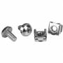 Startech - StarTech.com M6-Montageschrauben und Kfigmuttern fr Serverschrank / Rack - 100 St. - Schrauben fr Rack (Packun