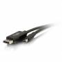 Cables To Go - C2G 2m Adapterkabel Mini-DisplayPort auf DisplayPort Stecker/Stecker - Schwarz - DisplayPort-Kabel - Mini DisplayPort (M) zu Dis