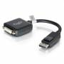 Cables To Go - C2G DisplayPort Male to Single Link DVI-D Female Adapter Converter - Videoadapter - DisplayPort (M) bis DVI-D (W) - 20 cm - eing