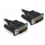 Delock - DELOCK DVI Kabel DVI(24+1) -> DVI(24+1) St/St 0.50m N