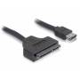 Delock - DELOCK SATA-Kabel SATA 22pin -> eSATApd St/St 0.50m