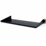 Startech - StarTech.com 1HE Universal 48,30cm (19) Server Rack Fachboden - max. 15 kg - Rack - Regal - Schwarz - 1U - 48,3 cm (19) (CABSH