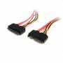 Startech - StarTech.com SATA Verlngerung - 22pin Kombikabel Stecker / Buchse - SATA-Verlngerungskabel - 22-poliges SATA (W) - 2