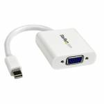 Startech - Startech.com Mini Displayport To Vga Adapter ? White ? 1080p ? Thunderbolt To Vga Monitor Adapter ? Mini Dp To Vga Converter